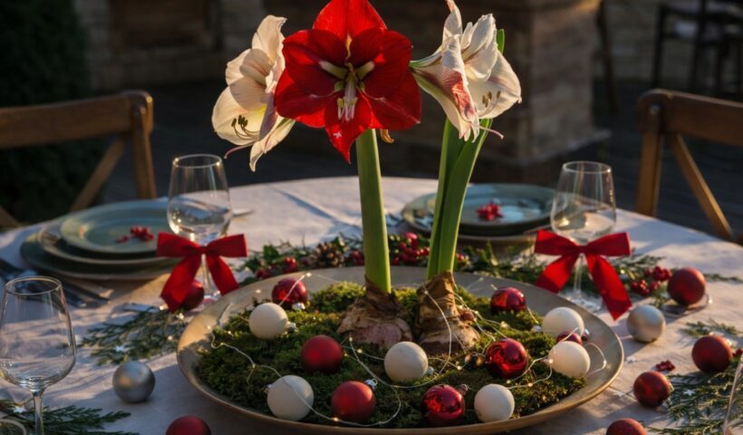 Holiday Amaryllis Bulb